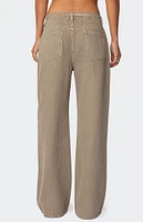 Edikted Hudson Oversized Tie Belt Jeans