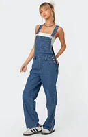 Edikted Rosemary Denim Overalls