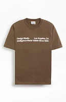 PacSun Brown Design Studio T-Shirt