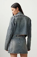 Formula 1 x PacSun Zip Denim Mini Skirt