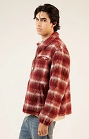 Pacsun Brushed Plaid Jacket