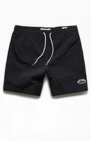 PacSun Nylon Collegiate 6.5" Swim Trunks