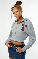 Tommy Jeans T Applique Zip Up Hoodie