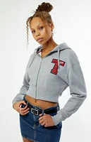 Tommy Jeans T Applique Zip Up Hoodie