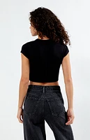 PS Basics by Pacsun Queen Cropped T-Shirt