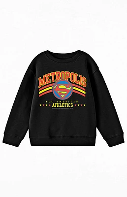 Kids Superman Metropolis Crew Neck Sweatshirt