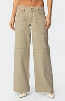 Edikted Morgan Low Rise Carpenter Jeans