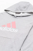 adidas Kids Essential Heather Grey Hoodie
