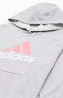 adidas Kids Essential Heather Grey Hoodie