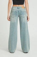 PacSun Casey Medium Indigo Tint Low Rise Baggy Jeans