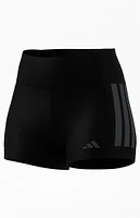 adidas Active Black Optime 3-Stripes Biker Shorts