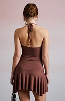 Third Charm Amara Halter Mini Dress