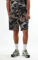 PacSun Camo Fleece Volley Sweat Shorts