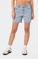 Tomboy Low Rise Denim Shorts