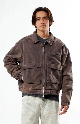 Pacsun Tan Vintage Gas Jacket