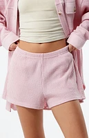 PacSun Easy Mini Waffle Knit Lounge Shorts