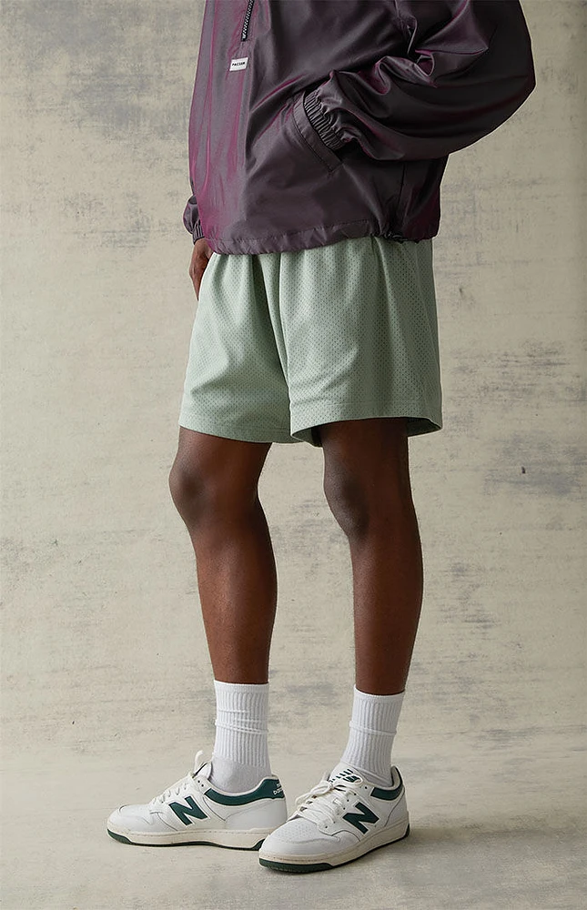 PacSun Mesh Mint Shorts