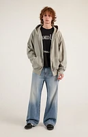 Pacsun Blake Extreme Baggy Carpenter Jeans Light Indigo