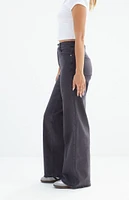 PacSun Nora Stretch Black Wide Leg Jeans