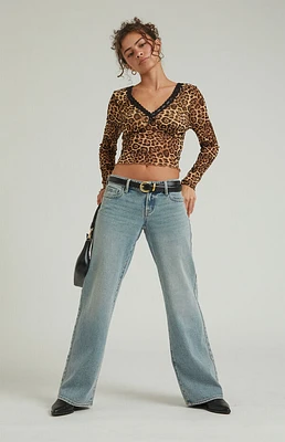 Pacsun Tinted Low Rise Girlfriend Jeans