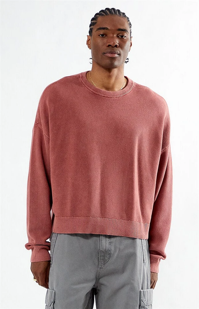 PacSun Textured Crew Neck Sweater