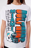 Junk Food Miami Dolphins Yardage T-Shirt