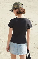 John Galt Black Jasmine T-Shirt