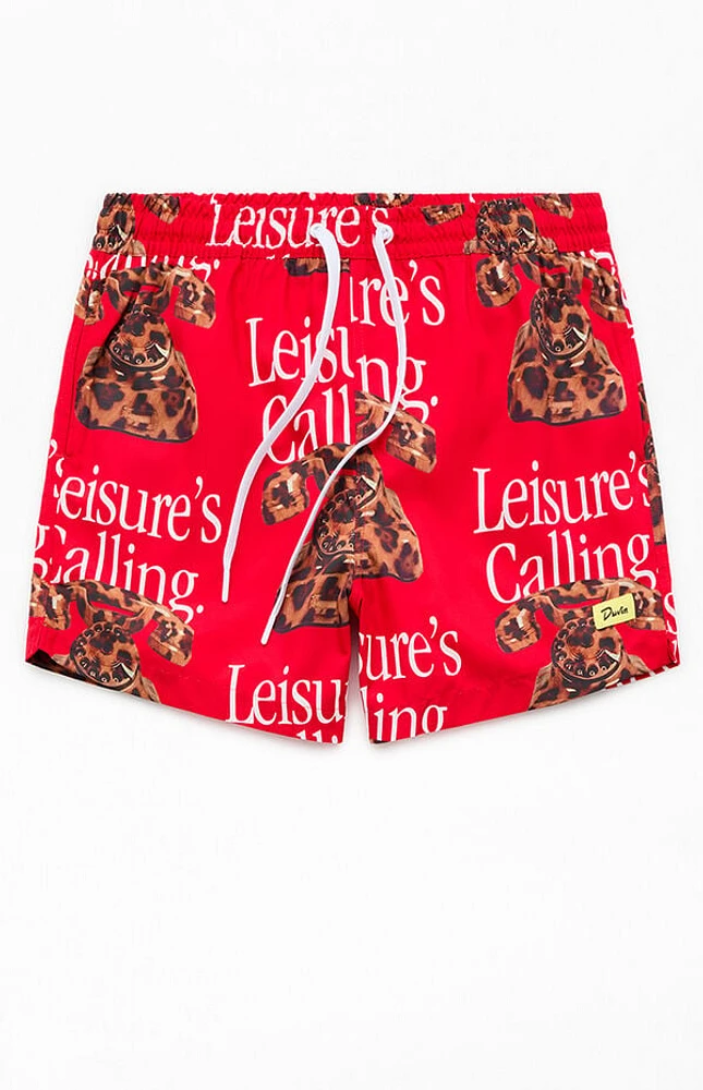 Duvin Design Cat Call 4.5" Swim Trunks