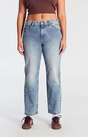 Pacsun Jordyn Stretch Low Rise Straight Leg Jeans Medium Indigo