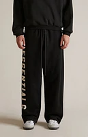 Fear of God Essentials Black Fleece Relaxed Sweatpants