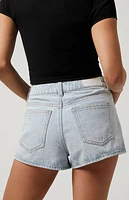 Pacsun Light Indigo Denim Mom Shorts