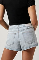 PacSun Light Indigo Denim Mom Shorts