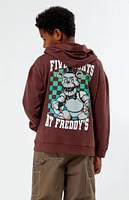 Five Nights at Freddy's Kids Game Over Checkerboard Pigment Hoodie