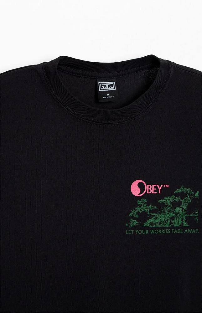 Obey Let Your Worries Fade Away Heavyweight T-Shirt