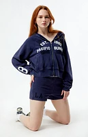 PacSun LA Raglan Zip Up Hoodie