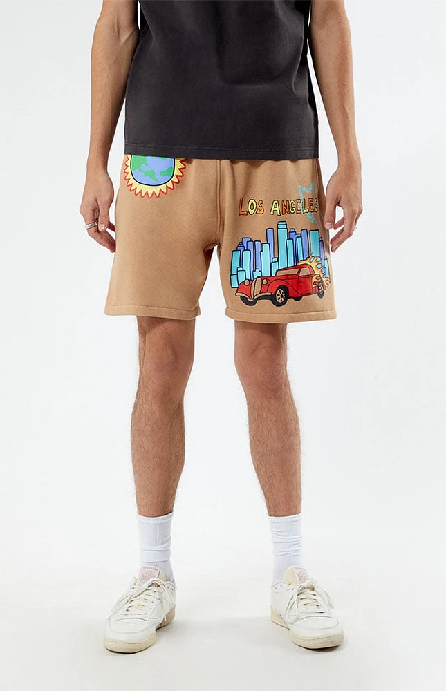 PacSun Car Fleece Shorts