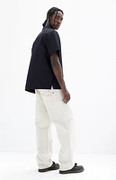 Pacsun Cream Baggy Clover Jeans