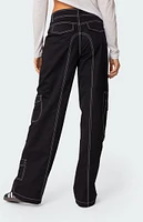 Edikted Helen Low Rise Cargo Pants