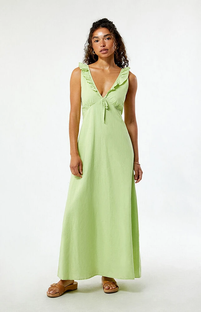 Rhythm Mila Ruffle Maxi Dress