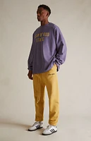 Fear of God Essentials Lavender Heavy Long Sleeve T-Shirt