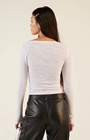 Est. PAC 1980 Arya Asymmetrical Long Sleeve Top