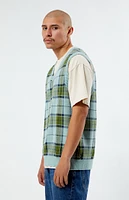 Vans Almondwood Plaid Sweater Vest