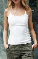 John Galt White Basic Tank Top