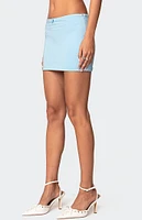 Edikted Lucinda Bow Detail Mini Skirt