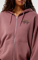 Converse Mauve Blooming Full Zip Hoodie