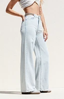 PacSun Light Indigo Sparkle Wide Leg Jeans