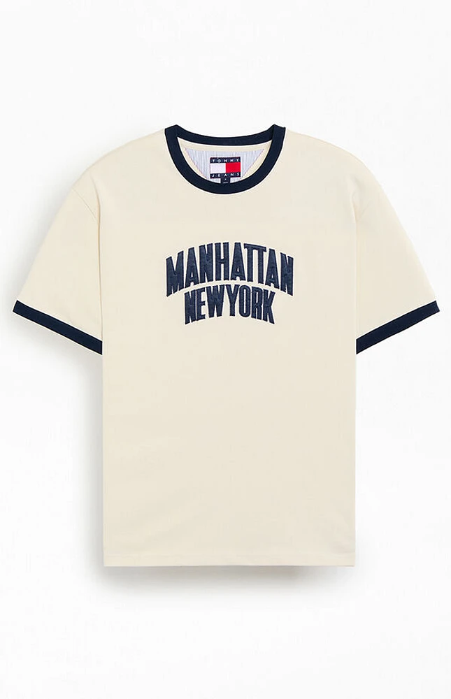 Tommy Jeans Manhattan New York Varsity Ringer T-Shirt