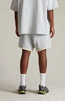 Fear of God Essentials Light Heather Grey Running Shorts