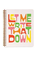 ban.do Let Me Write That Down Rough Draft Mini Notebook