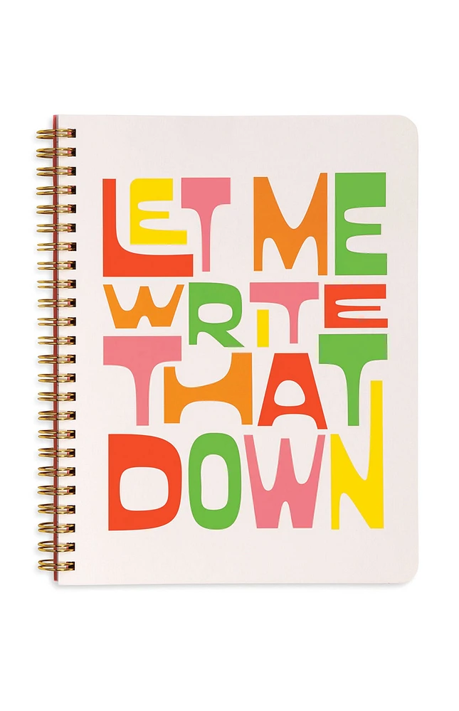 ban.do Let Me Write That Down Rough Draft Mini Notebook